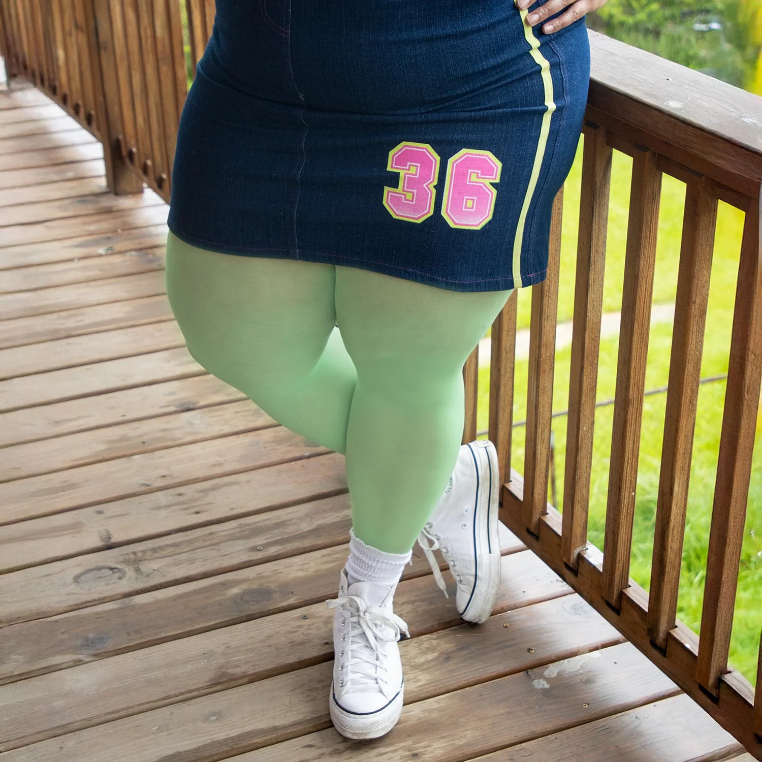 Semi-Opaque 50 Den Tights - Twister - Image 7