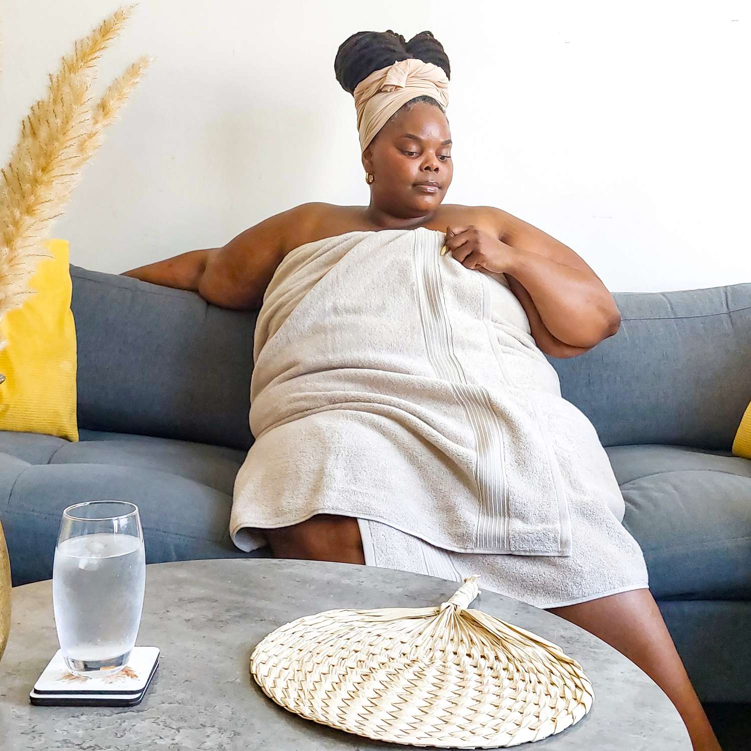 Big Softee Towel - Almond - Image 8