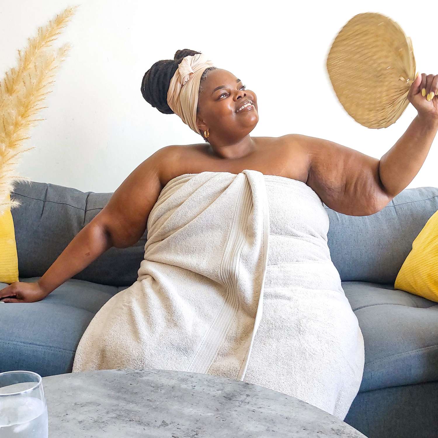 Big Softee Towel - Almond - Image 9