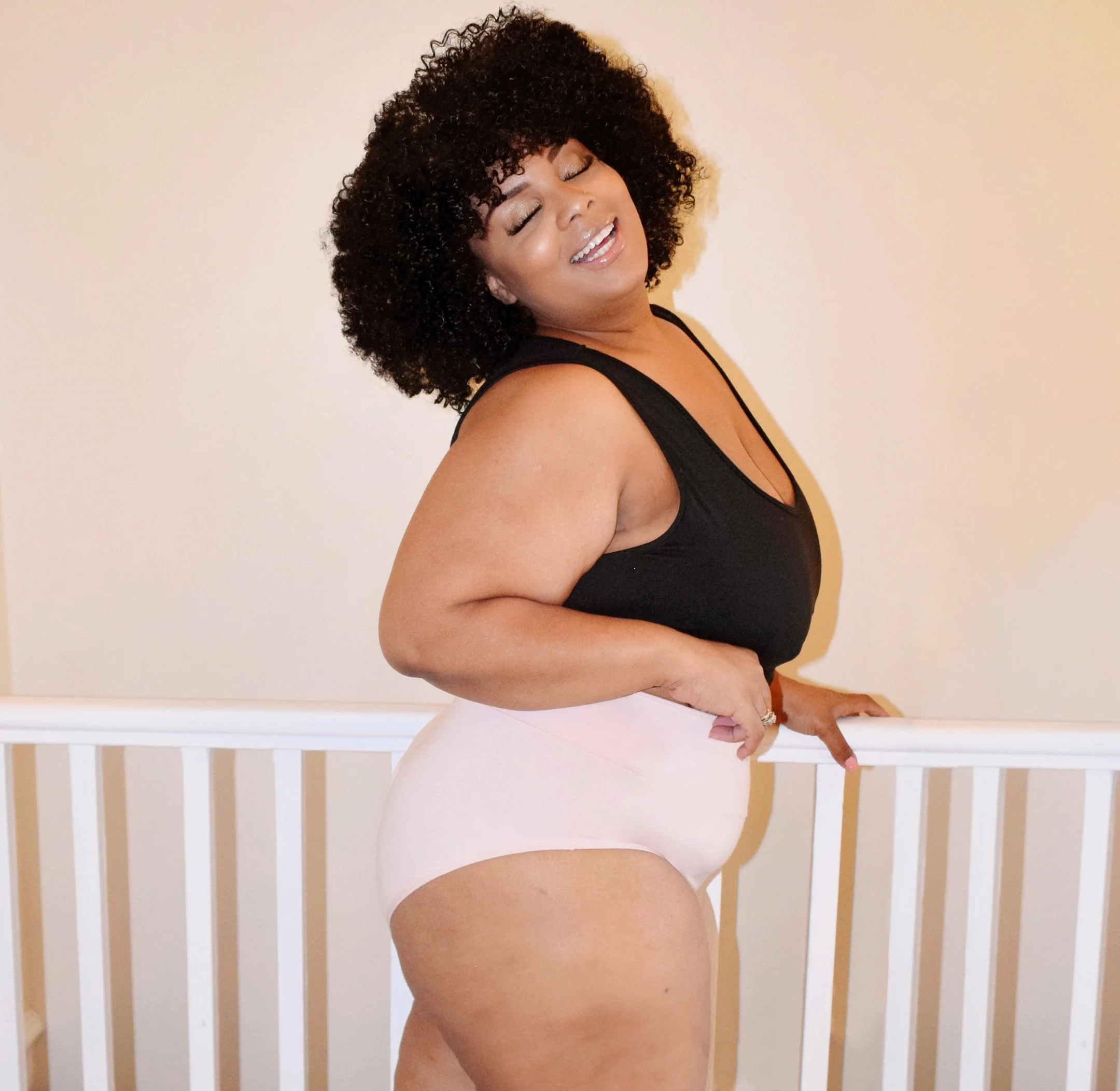 Organic Cotton Full Brief Panties - Ballet Pink - Image 8