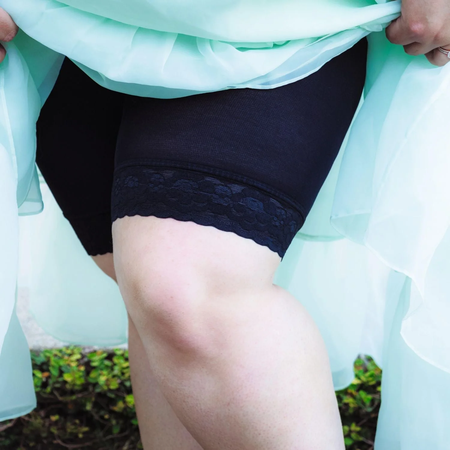 Lace Stay Cool Chub Rub Shorts - Black - Image 15