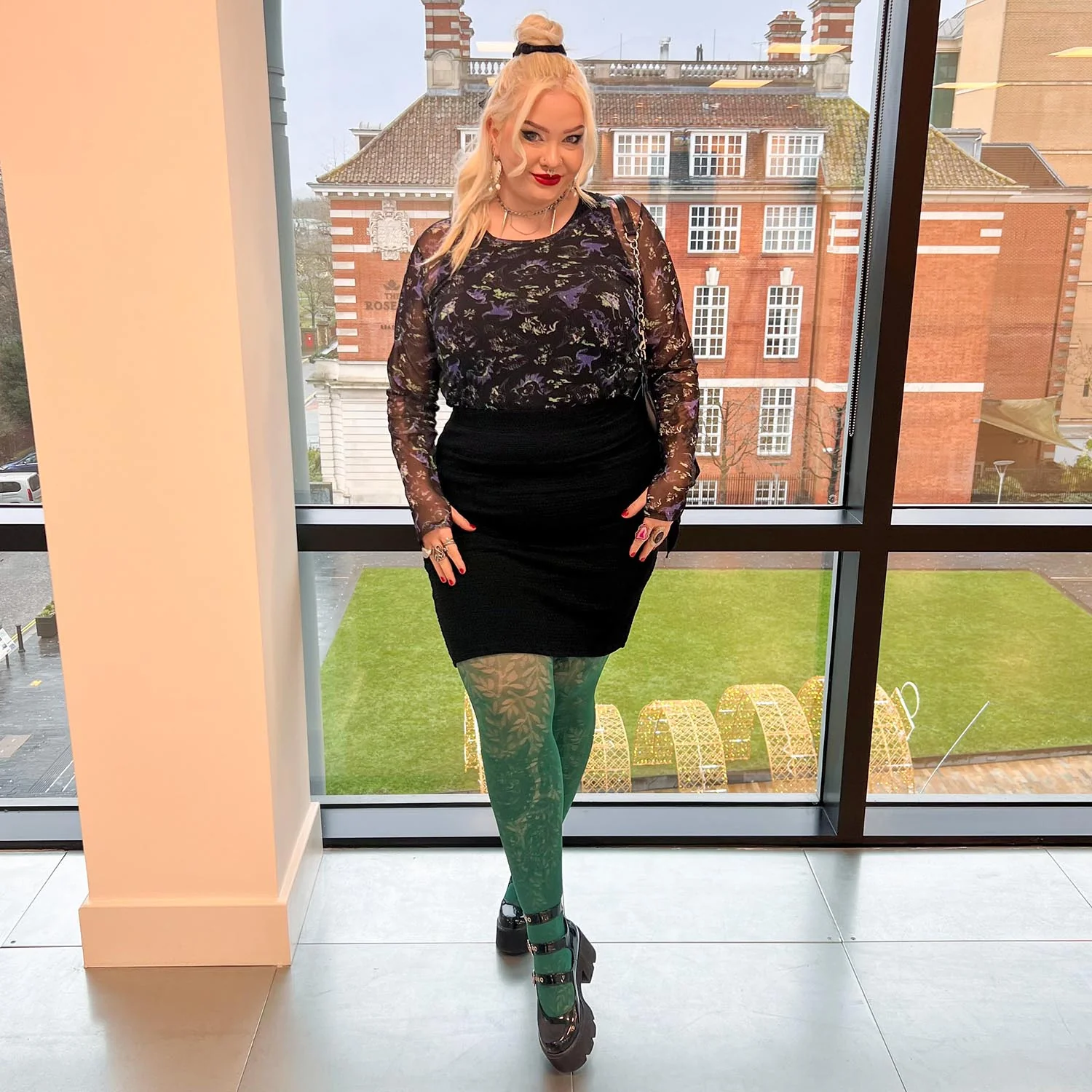 Mini Pencil Skirt - Archean - Image 6