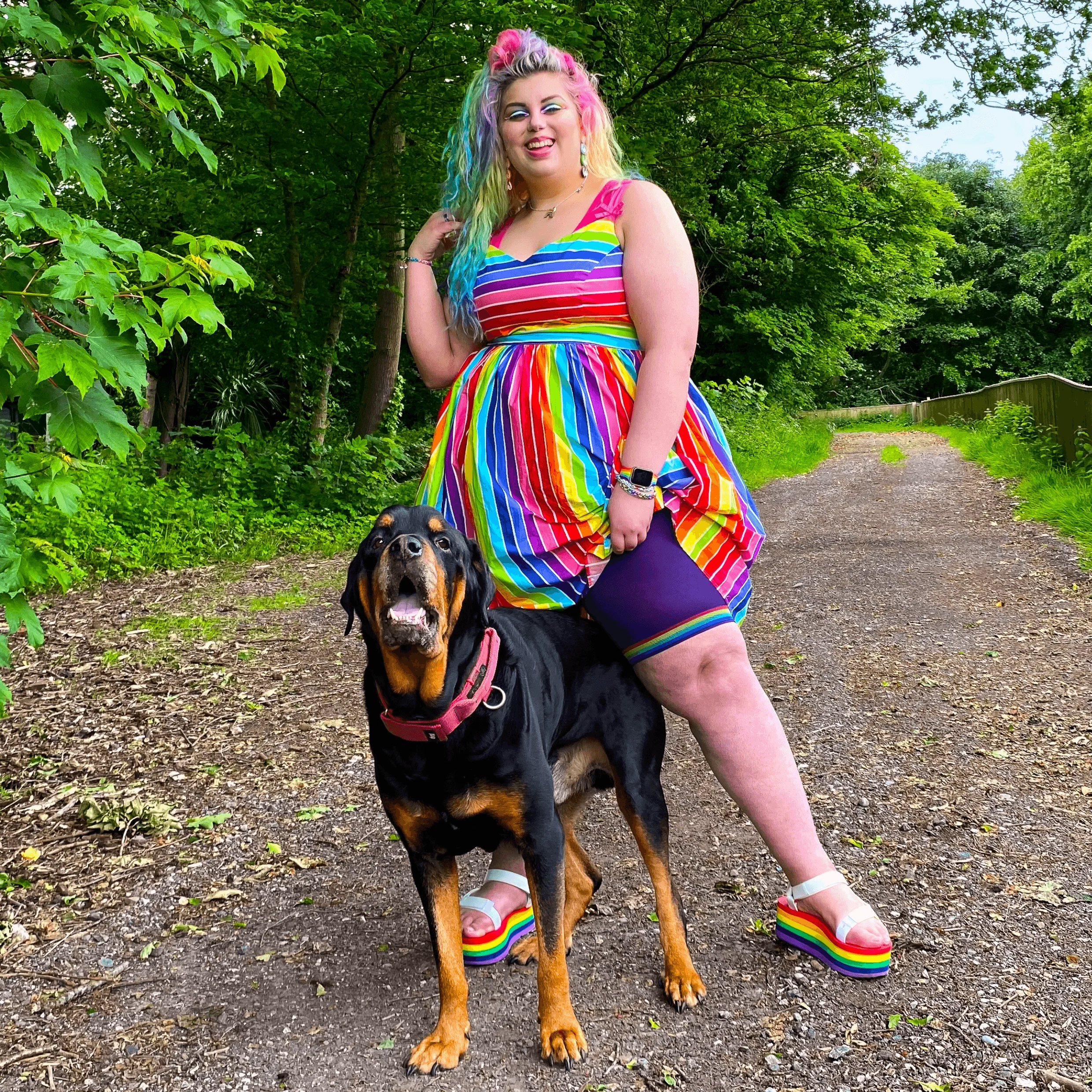 Stay Cool Chub Rub Shorts - Pride - Human Nature - Image 21