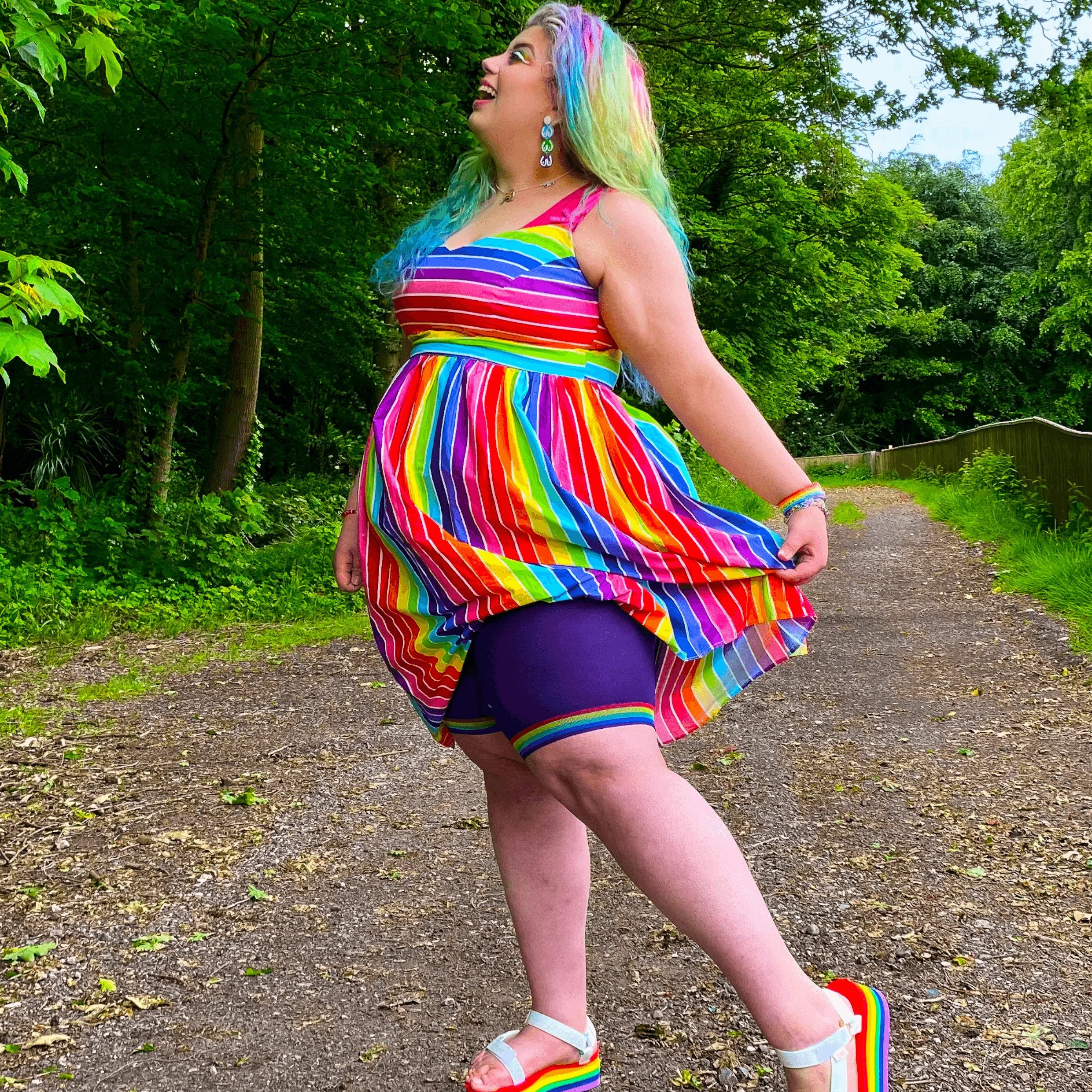 Stay Cool Chub Rub Shorts - Pride - Human Nature - Image 24