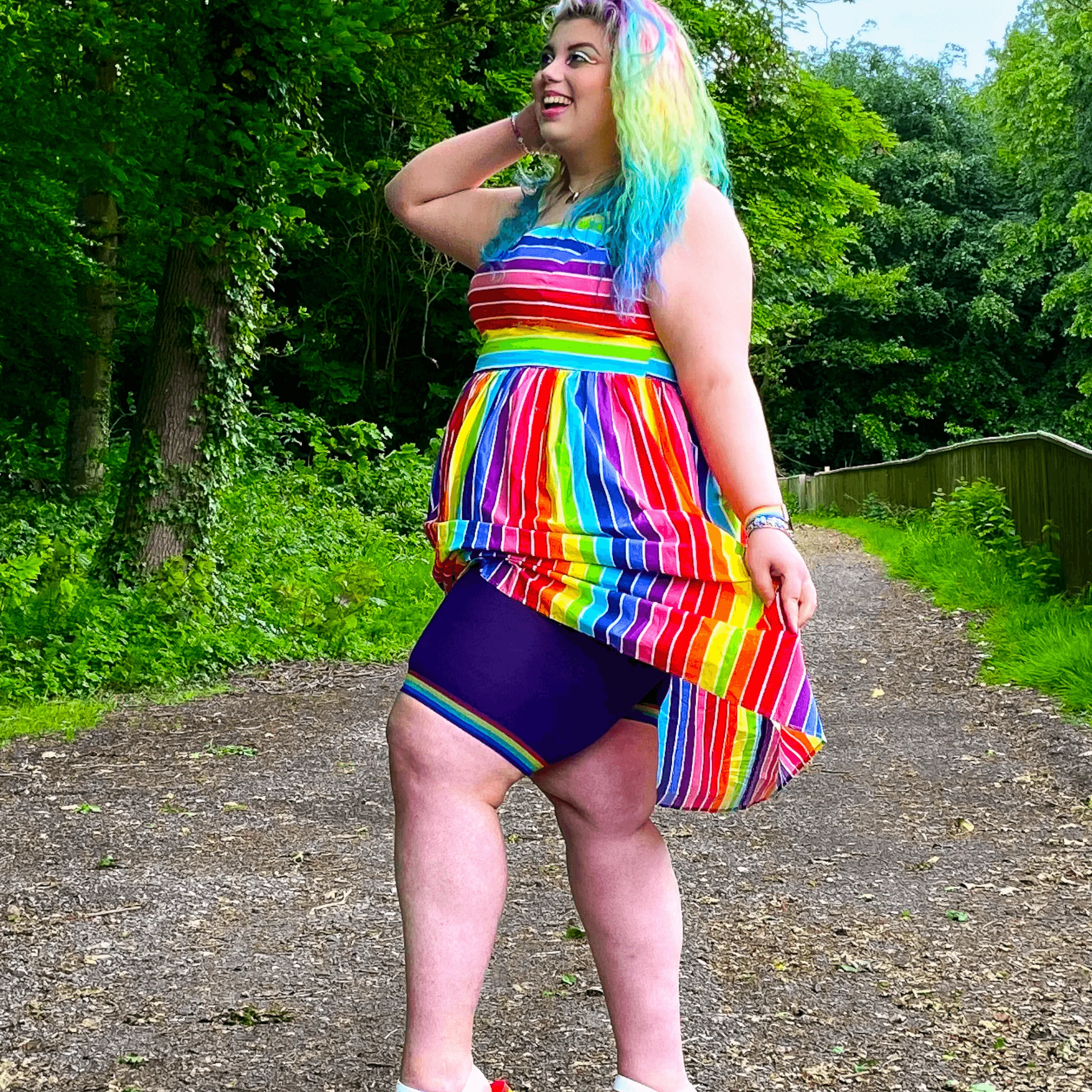 Stay Cool Chub Rub Shorts - Pride - Human Nature - Image 29