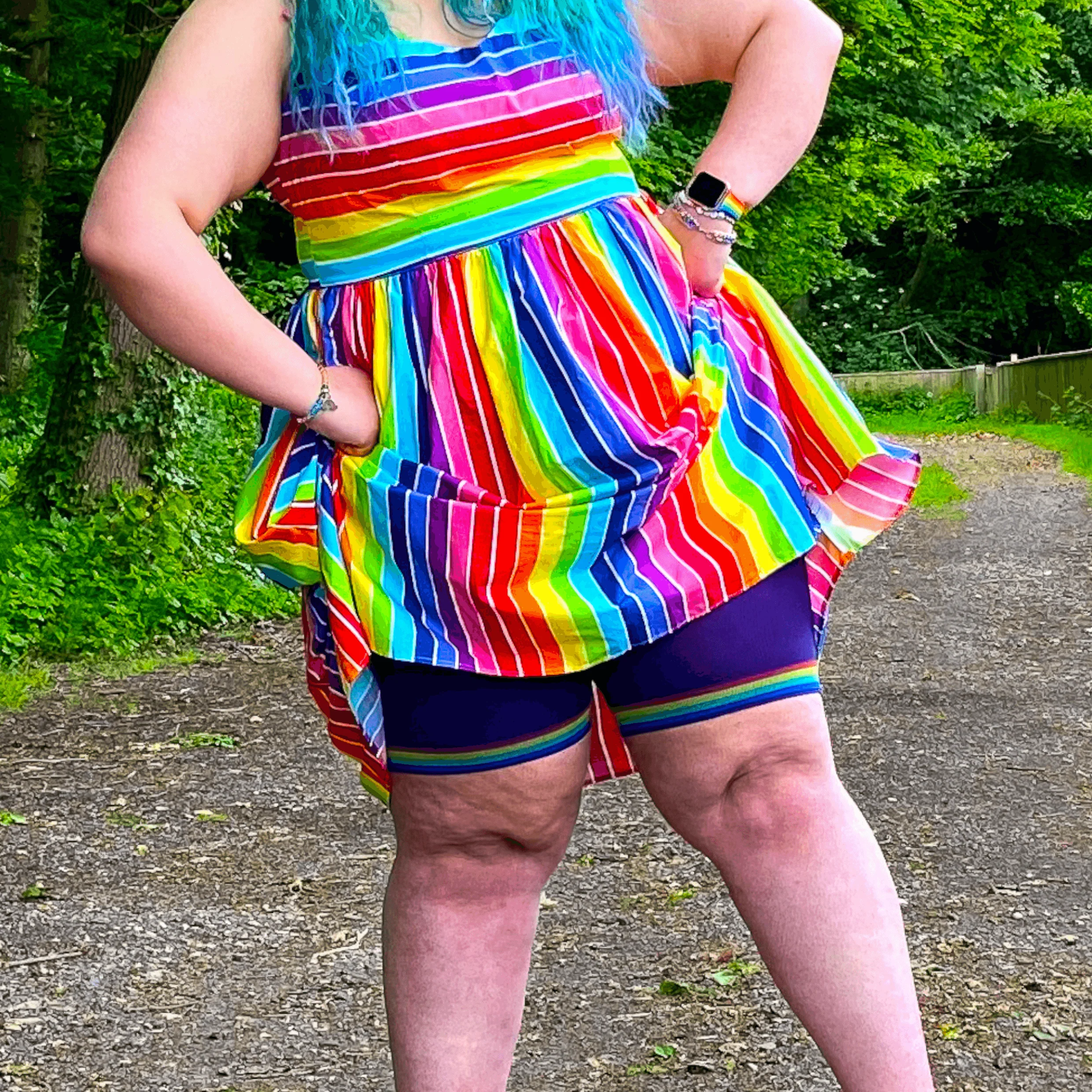Stay Cool Chub Rub Shorts - Pride - Human Nature - Image 33