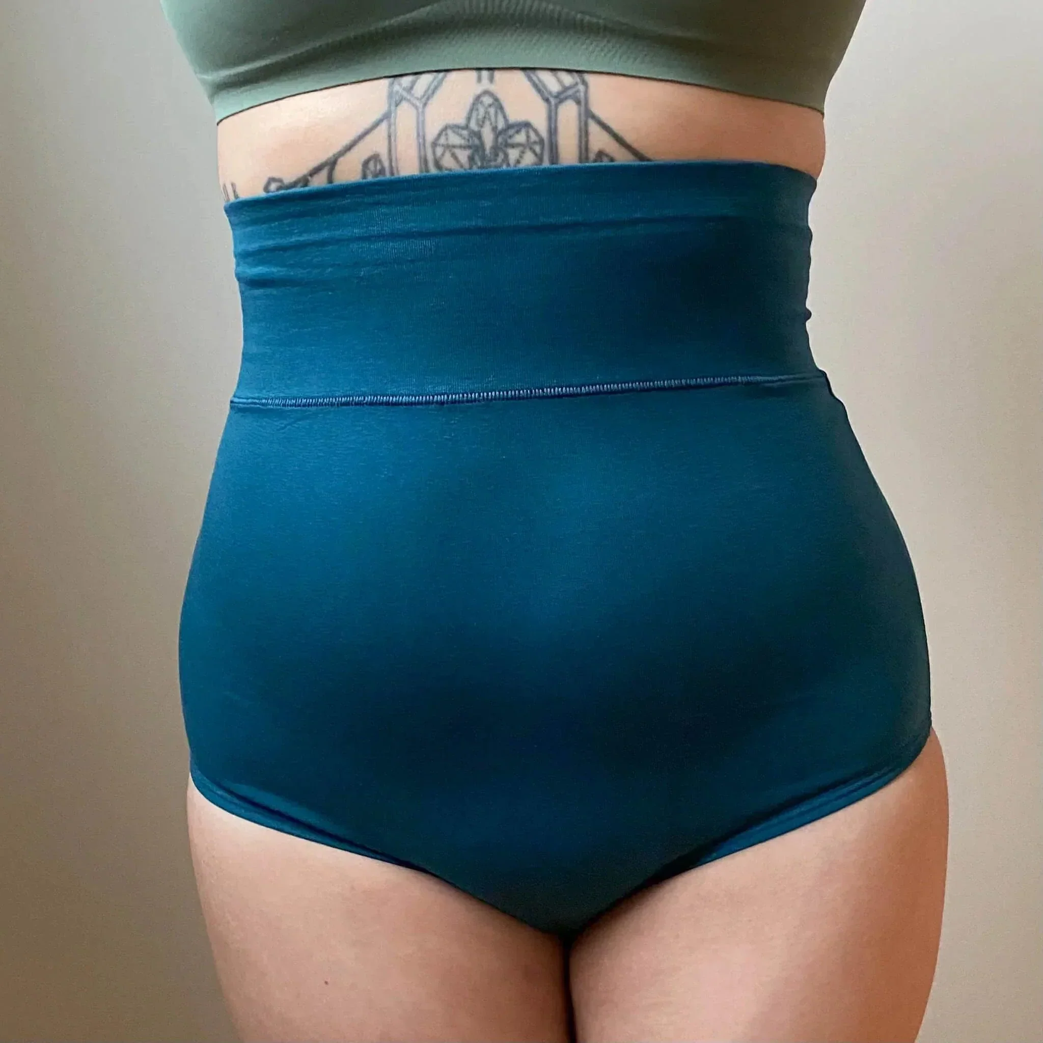 Organic Cotton Super High Waist Panties - Aurora - Image 10